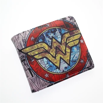 DC Wonder Woman Diana Short wallet Bifold Card Holder Layers Cosplay Cartoon Print Button Purse leather Boys Girls Men's Wallets
DC Wonder Woman Diana Short wallet Bifold Card Holder Layers Cosplay Cartoon Print Button Purse leather Boys Girls Men's Wallets