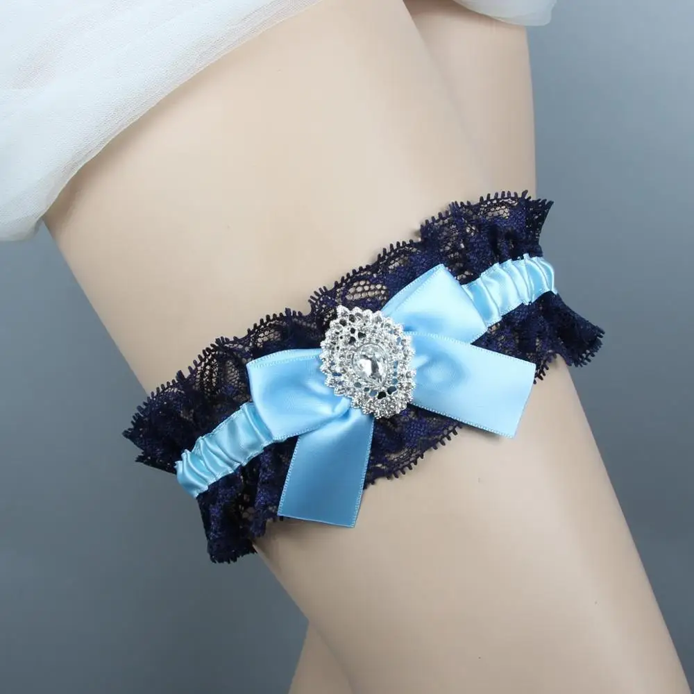Navy Blue Lace Silk Ribbon Sky Blue Wedding Garter Belt Delicate Leg Decoration Luxury Exclusive Bridal Garter
Navy Blue Lace Silk Ribbon Sky Blue Wedding Garter Belt Delicate Leg Decoration Luxury Exclusive Bridal Garter