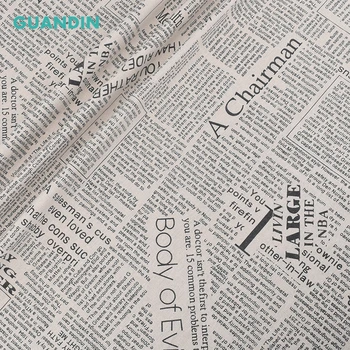 GUANDIN,100*145cm Newspaper Patter Printed Cotton Linen Fabric For DIY Quilting&Sewing Cloth/Sofa/Bag/Curtain/Cushion/Material
GUANDIN,100*145cm Newspaper Patter Printed Cotton Linen Fabric For DIY Quilting&Sewing Cloth/Sofa/Bag/Curtain/Cushion/Material