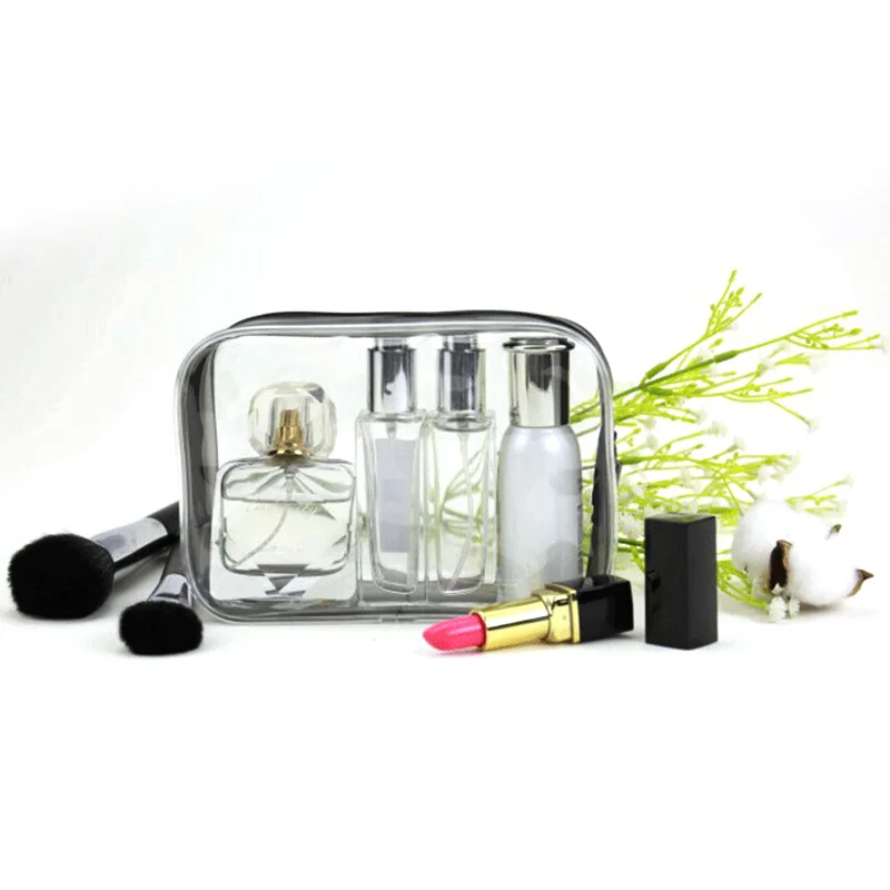 Zipper PVC Makeup Bag Geometric Women Travel PVC Transparent Makeup Bag Refiilable Bottle Organizer Case 17x6x12cm
Zipper PVC Makeup Bag Geometric Women Travel PVC Transparent Makeup Bag Refiilable Bottle Organizer Case 17x6x12cm