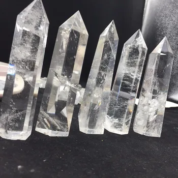 5pcs a lots Natural Polished Quartz Crystal Healing Points Reiki Wand feng shui Products for Christmas Decoration gift 
5pcs a lots Natural Polished Quartz Crystal Healing Points Reiki Wand feng shui Products for Christmas Decoration gift