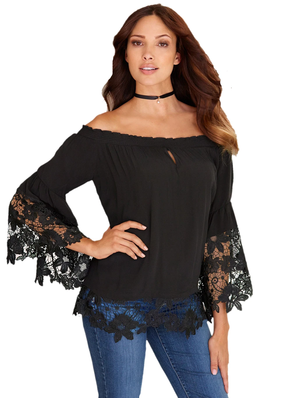 Summer Women Loose Off Shoulder Sexy Lace Trim T-Shirt Lady Casual Lace Floral T-Shirt
Summer Women Loose Off Shoulder Sexy Lace Trim T-Shirt Lady Casual Lace Floral T-Shirt