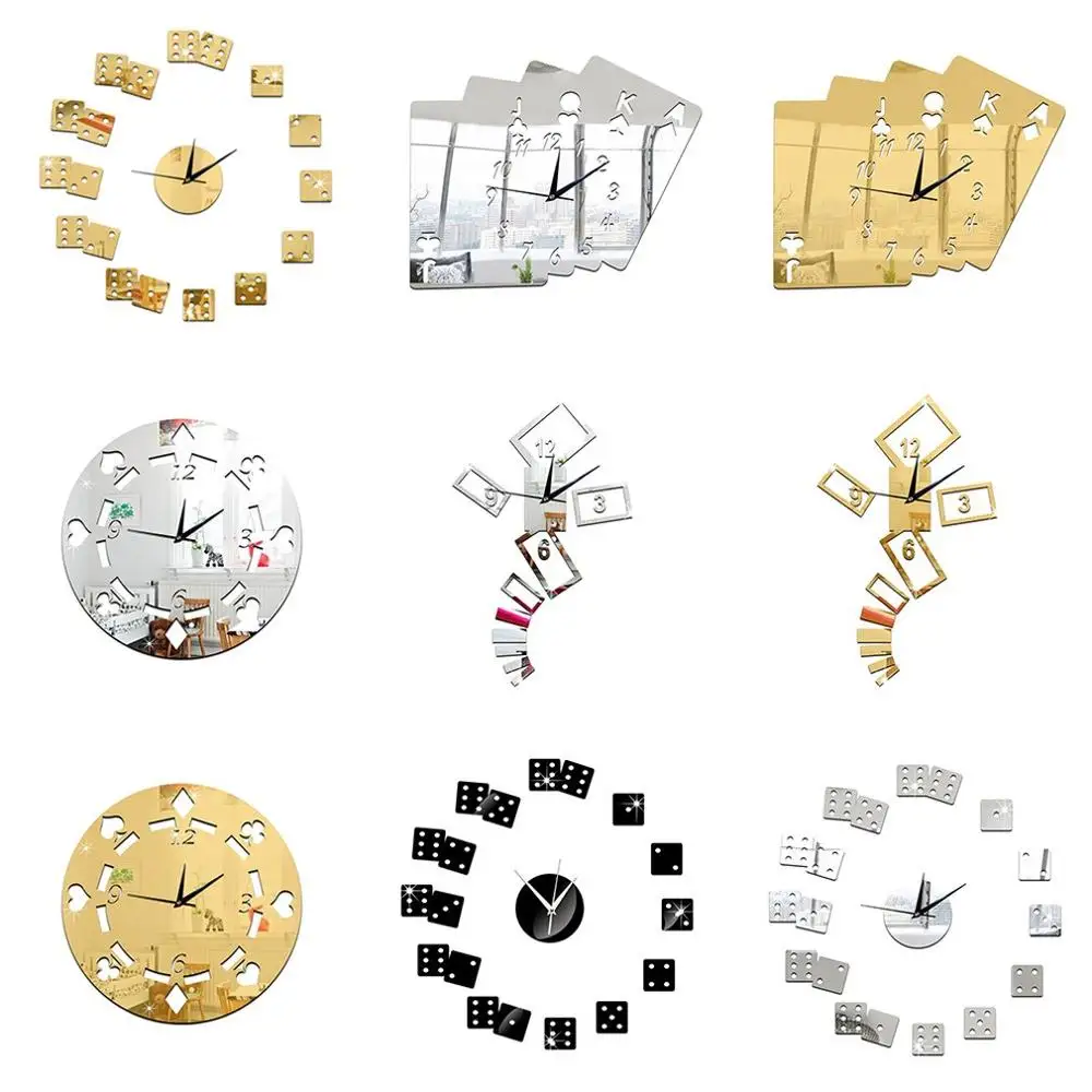 GZ022 Creative Mahjong Sieve Playing Card Wall Clock Study Bedroom Living Room Wall Mirror Wall Clock
GZ022 Creative Mahjong Sieve Playing Card Wall Clock Study Bedroom Living Room Wall Mirror Wall Clock