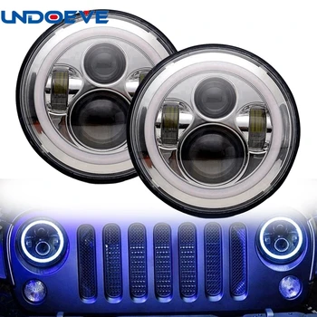 Undoeve For Lada 4x4 urban Niva UAZ Hunter 7" Round Hi&Lo LED Headlight for Jeep Wrangler JK TJ CJ Patrol GR Y60 Hummer H2
Undoeve For Lada 4x4 urban Niva UAZ Hunter 7" Round Hi&Lo LED Headlight for Jeep Wrangler JK TJ CJ Patrol GR Y60 Hummer H2