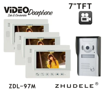 ZHUDELE Recoding Home Security Intercom System 7" Video Door Phone with 700TVL HD Camera ,Night Vision Audio Doorbell In Stock
ZHUDELE Recoding Home Security Intercom System 7" Video Door Phone with 700TVL HD Camera ,Night Vision Audio Doorbell In Stock