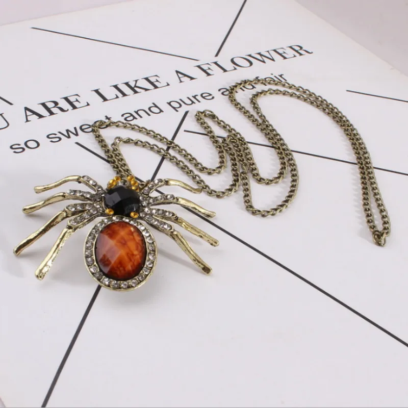 2018 jing yangNecklace For Women Gun Black Color spider crystal steampunk pendants Women Animal Jewelry
2018 jing yangNecklace For Women Gun Black Color spider crystal steampunk pendants Women Animal Jewelry