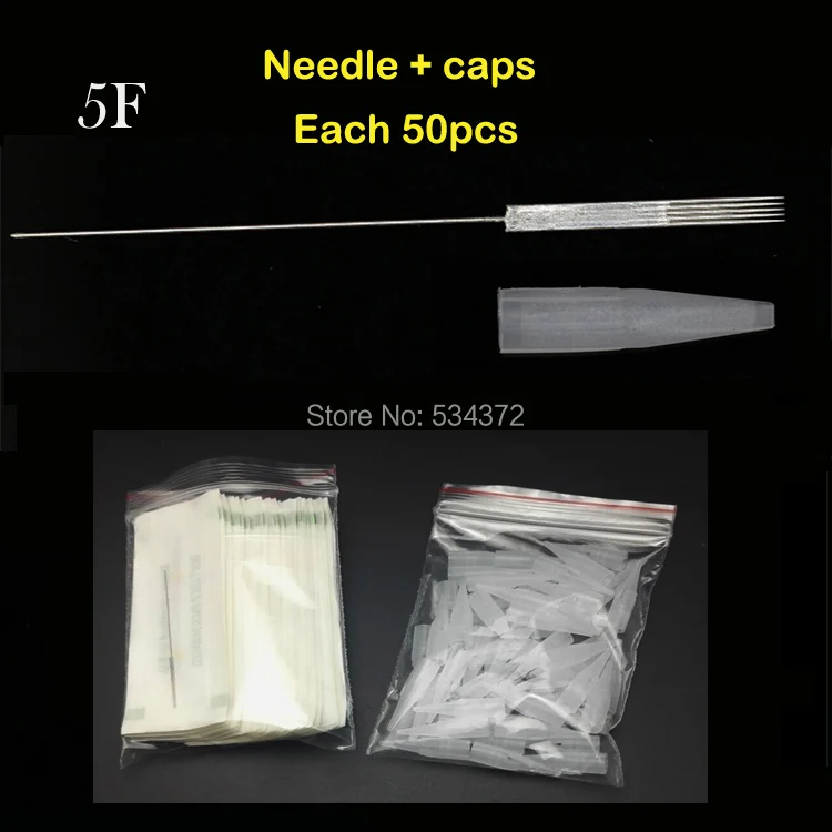 5F (Needles +Tips Each 50pcs ) Professional Permanent Makeup Eyebrow Lips Machine Needles Caps
5F (Needles +Tips Each 50pcs ) Professional Permanent Makeup Eyebrow Lips Machine Needles Caps