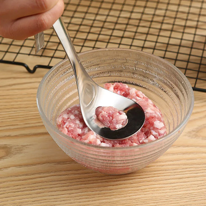 Meatball Maker Stainless Steel Portable Meat Tools Meat Ball Mold Spoon Multifunctional 1Pcs Non-Stick Kitchen Gadget
Meatball Maker Stainless Steel Portable Meat Tools Meat Ball Mold Spoon Multifunctional 1Pcs Non-Stick Kitchen Gadget
