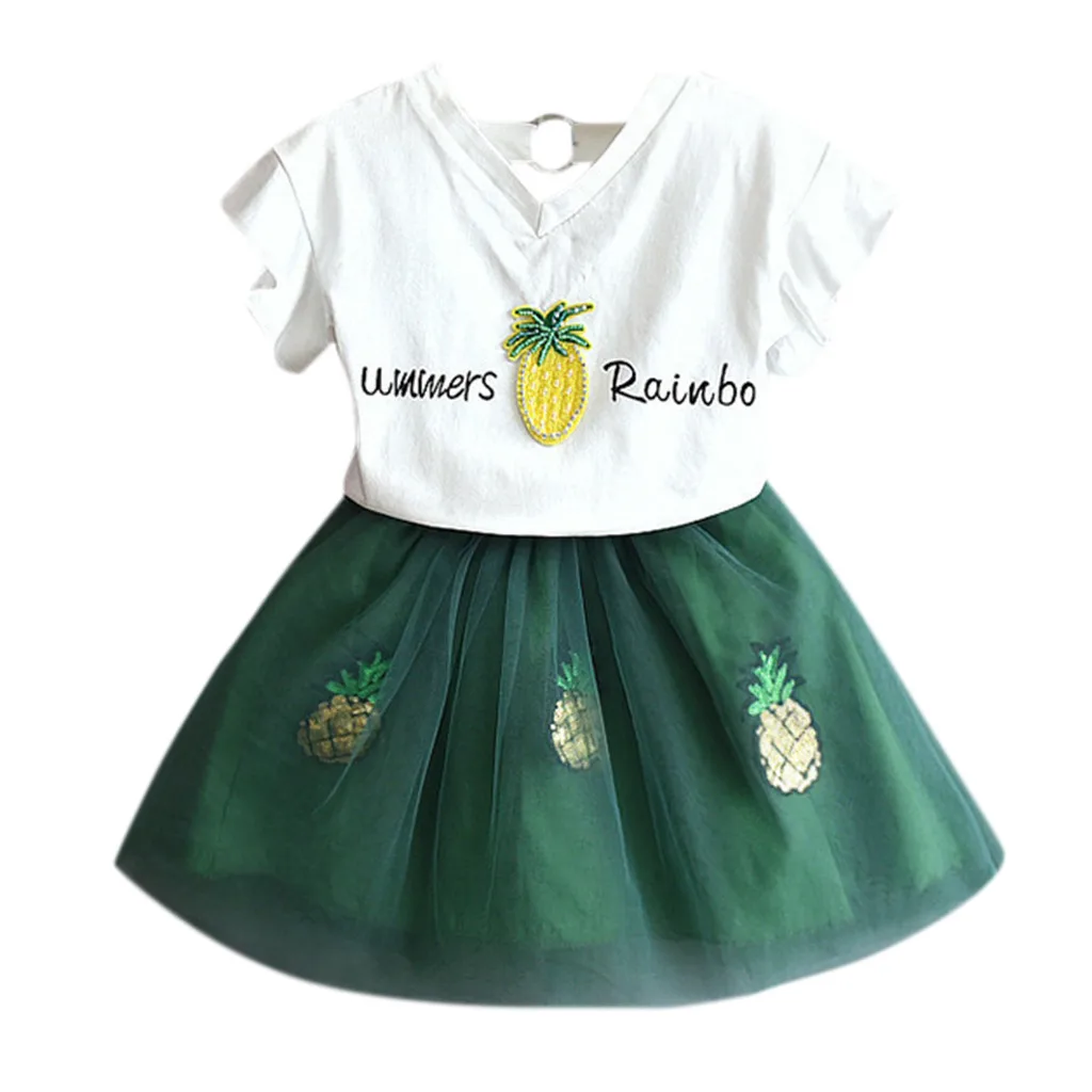 Toddler Girl Set Summer Fashion Letter Kids Outfit For Girl Short Sleeve Clothes + Short Skirt Toddler Cildren Clothes Set
Toddler Girl Set Summer Fashion Letter Kids Outfit For Girl Short Sleeve Clothes + Short Skirt Toddler Cildren Clothes Set
