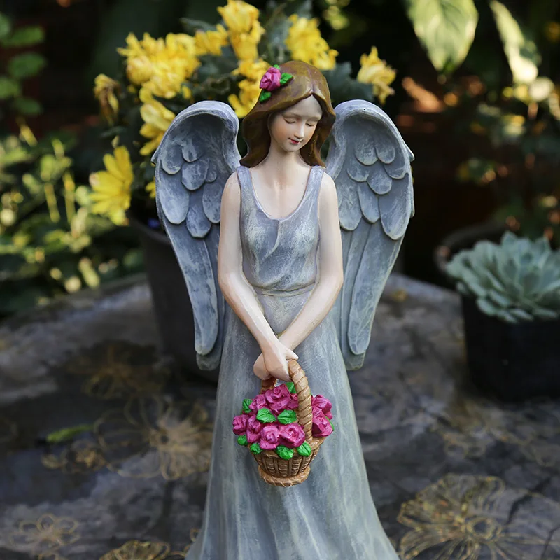Garden Decoration Outdoor Garden American Country Gardening Decoration Resin Figure Little Angel Flower Fairy Decoration
Garden Decoration Outdoor Garden American Country Gardening Decoration Resin Figure Little Angel Flower Fairy Decoration