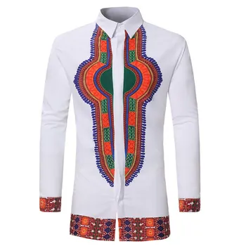 Summer African Dashiki Shirt Men 3D Print long Sleeve Slim Cool Shirts African Bazin Riche Africa Clothing Camisa Hombre A62006
Summer African Dashiki Shirt Men 3D Print long Sleeve Slim Cool Shirts African Bazin Riche Africa Clothing Camisa Hombre A62006