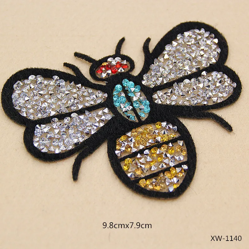 Rhinestone Rainbow Butterfly Bee Beatles Sequin Embroidery Patches for Clothing Iron on Clothes Applique Badge Stripe Sticker
Rhinestone Rainbow Butterfly Bee Beatles Sequin Embroidery Patches for Clothing Iron on Clothes Applique Badge Stripe Sticker