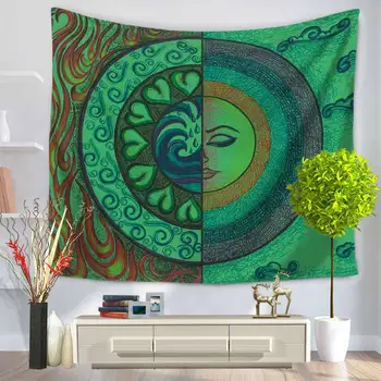 Home Decorative Wall Hanging Carpet Tapestry 130x150cm Rectangle Bedspread Creative Moon And Sun Series Pattern GT1104
Home Decorative Wall Hanging Carpet Tapestry 130x150cm Rectangle Bedspread Creative Moon And Sun Series Pattern GT1104