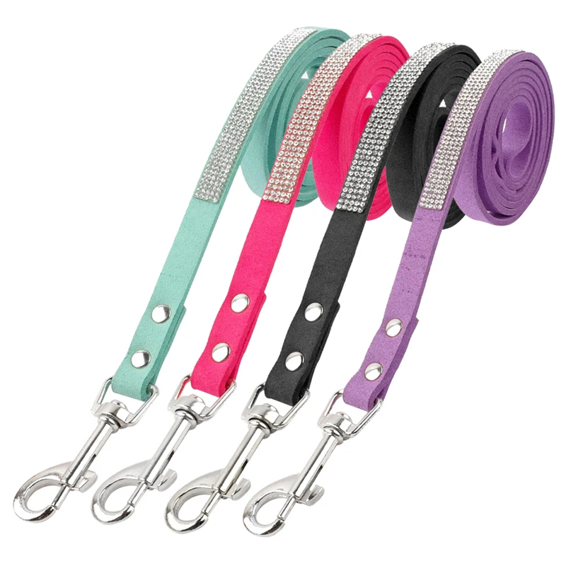 Soft Durable Suede Leather Dog Leash Pet Training Lead Rope Puppy Safety Walking Leads perro gato doggie Leash Chihuahua Boxer
Soft Durable Suede Leather Dog Leash Pet Training Lead Rope Puppy Safety Walking Leads perro gato doggie Leash Chihuahua Boxer
