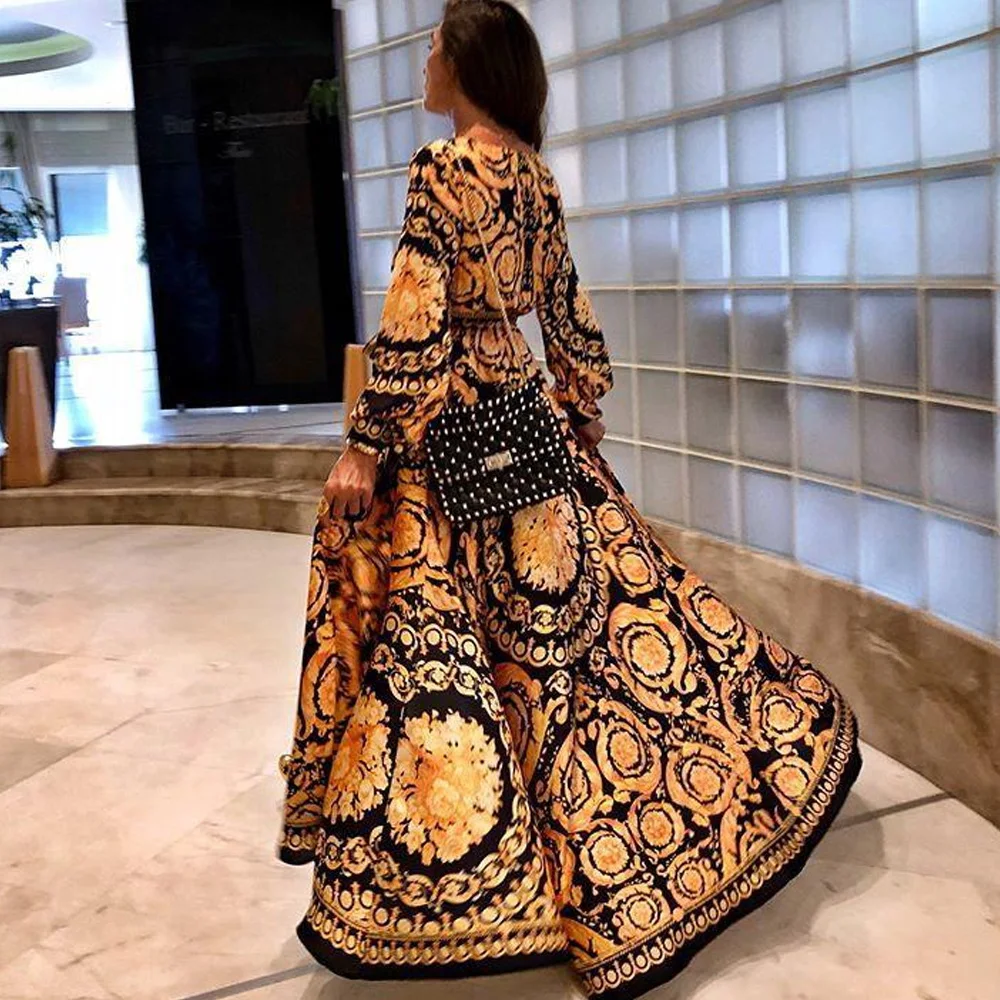 2019 Autumn Print Women Sexy High Slit Maxi Evening Party Dress Deep V Neck Beach Dress Female Night Club Long Vestido De Festa
2019 Autumn Print Women Sexy High Slit Maxi Evening Party Dress Deep V Neck Beach Dress Female Night Club Long Vestido De Festa