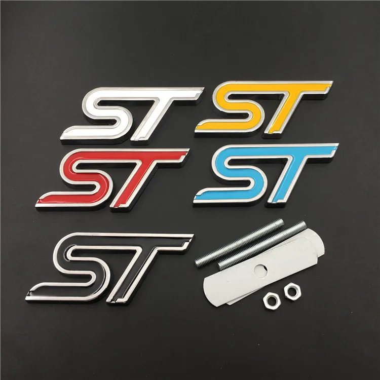 Metal Red Blue ST Front Grille Sticker Car Head Grill Emblem Badge Chrome Sticker for FORD FIESTA FOCUS MONDEO Auto Car Styling
Metal Red Blue ST Front Grille Sticker Car Head Grill Emblem Badge Chrome Sticker for FORD FIESTA FOCUS MONDEO Auto Car Styling