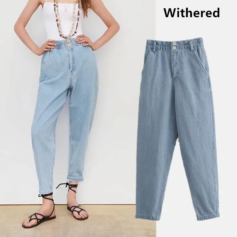 Withered 2019 pants women elastic waist solid straight Paper bag trousers harajuku pantalon femme trousers women
Withered 2019 pants women elastic waist solid straight Paper bag trousers harajuku pantalon femme trousers women