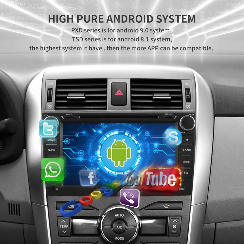 Top IPS screen DSP sound Android 9.0 2 DIN 4g Lte radio For hyundai H1 2010 2016 years  GPS DVD player stereo navigation 8