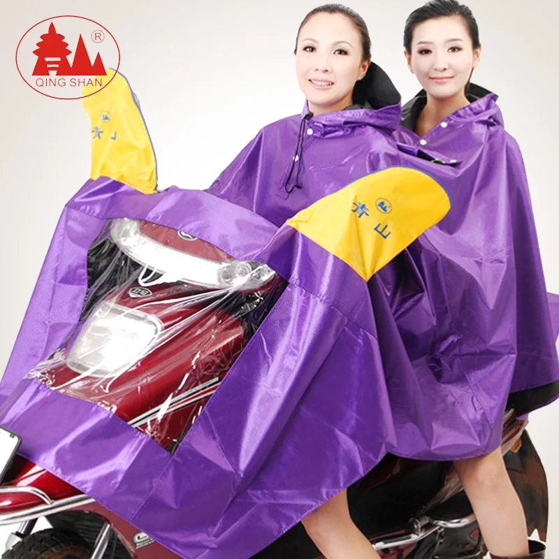 Aoyama raincoat motorcycle electric cars poncho double thickening increase adult Oxford Buti flowers | Аксессуары для одежды