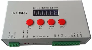 K-1000C (T-1000S'upgraded version),LED pixel SD card controller;off-line;2048 pixels controlled;SPI signal output;
K-1000C (T-1000S'upgraded version),LED pixel SD card controller;off-line;2048 pixels controlled;SPI signal output;