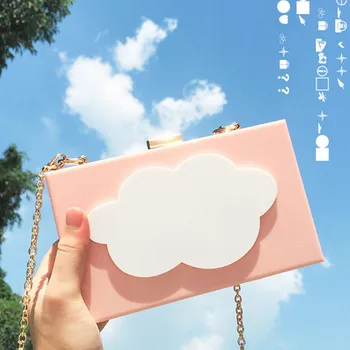 SUNNY BEACH Brand fashion acrylic Acrylic box bag Women Messenger Bags Chains evening party bag shoulder bag
SUNNY BEACH Brand fashion acrylic Acrylic box bag Women Messenger Bags Chains evening party bag shoulder bag