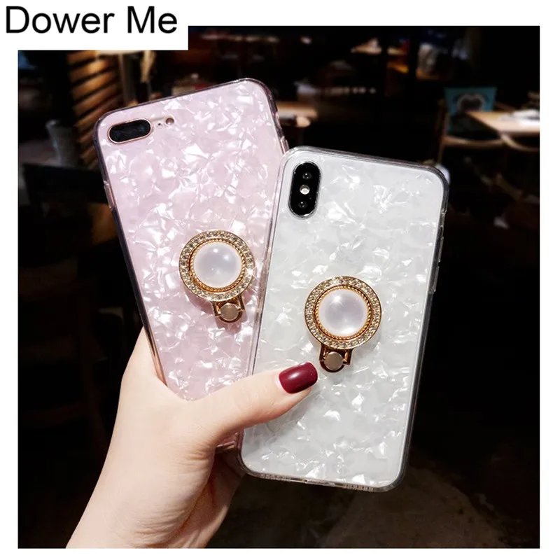 Dower Me Hot Fashion Shell Marble Clear Phone Case Cover With Crystal Rhinestone Ring Grip For iPhone XS Max XR X 8 7 6 6S Plus
Dower Me Hot Fashion Shell Marble Clear Phone Case Cover With Crystal Rhinestone Ring Grip For iPhone XS Max XR X 8 7 6 6S Plus