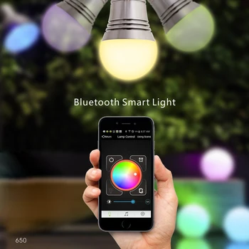 Lixada Superlight Bluetooth LED RGB Smart Light E27 Bulb Smartphone Controlled Dimmable Color Changing Lamp for iPhone & iPad
Lixada Superlight Bluetooth LED RGB Smart Light E27 Bulb Smartphone Controlled Dimmable Color Changing Lamp for iPhone & iPad