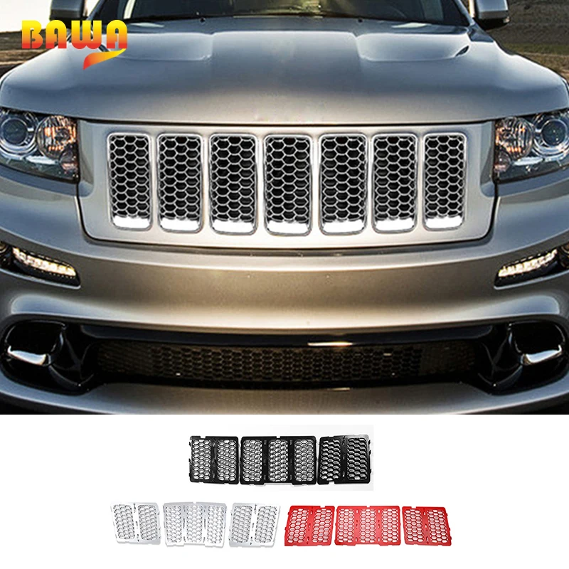 BAWA New Racing Grills for Grand Cherokee 2014 2015 2016 ABS Front Grilles Decoration Cover for Grand Cherokee Accessories
BAWA New Racing Grills for Grand Cherokee 2014 2015 2016 ABS Front Grilles Decoration Cover for Grand Cherokee Accessories