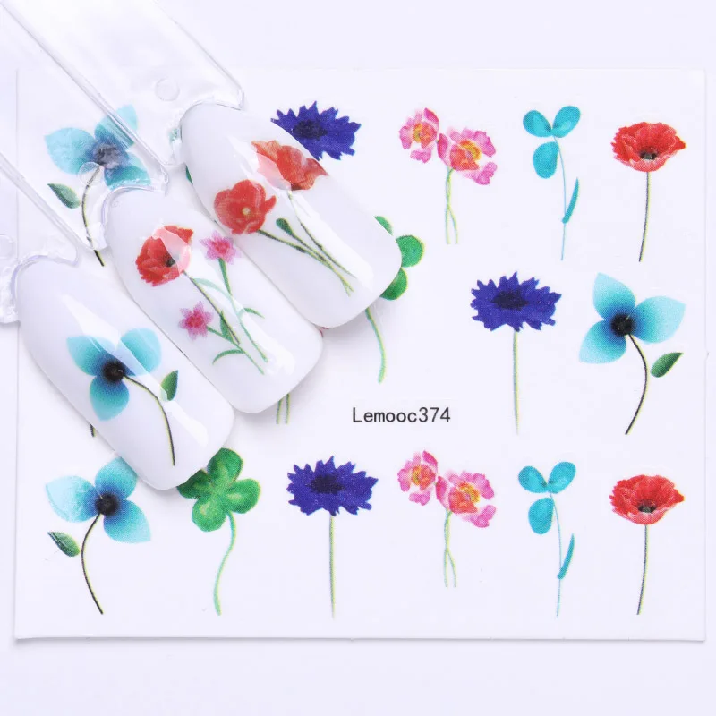 LEMOOC 1 Sheet Nail Transfer Sticker Water Decal Summer Flower Designs Nail Art Decoration for Manicure Watermark
LEMOOC 1 Sheet Nail Transfer Sticker Water Decal Summer Flower Designs Nail Art Decoration for Manicure Watermark