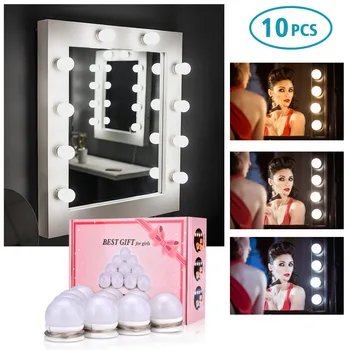 3 Colors LED Bulbs Mirror Hollywood Vanity Makeup Mirror Lights LED Lamp Kit Lens Headlight LED Bulbs Kit DIY Makeup Lamp Light
3 Colors LED Bulbs Mirror Hollywood Vanity Makeup Mirror Lights LED Lamp Kit Lens Headlight LED Bulbs Kit DIY Makeup Lamp Light