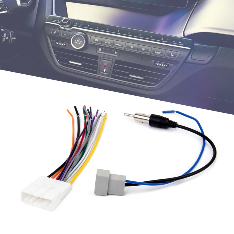 1 Set Car Radio FM Antenna Cable Connector Cable & Radio Stereo Wire Harness Cable For Nissan/LiWei/Qashqai/Sunny/Tiida Etc
1 Set Car Radio FM Antenna Cable Connector Cable & Radio Stereo Wire Harness Cable For Nissan/LiWei/Qashqai/Sunny/Tiida Etc