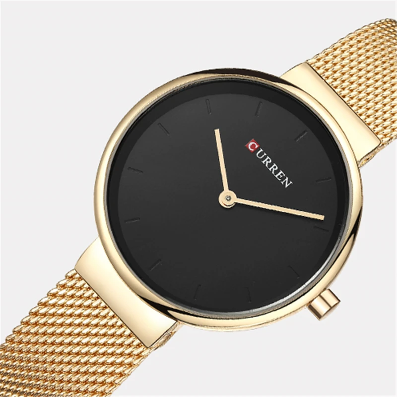 CURREN Ladies Dress Mesh Bracelet Watches with Stainless Steel Simple Fashion Quartz Wristwatch Women Clock Female Montre femme
CURREN Ladies Dress Mesh Bracelet Watches with Stainless Steel Simple Fashion Quartz Wristwatch Women Clock Female Montre femme