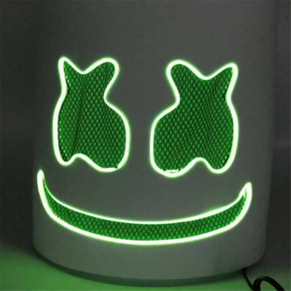 DJ Marshmallow DJ mask holiday supplies LED LUMINESCENT COTTON CANDY HEAD COVER VENTILATION FAMILY PARTY A2249c
DJ Marshmallow DJ mask holiday supplies LED LUMINESCENT COTTON CANDY HEAD COVER VENTILATION FAMILY PARTY A2249c
