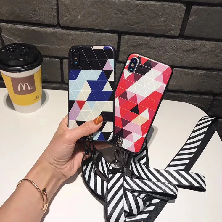 Kuutti Squishy Blue/Red Geometry Phone Case with Lanyard Neck Wrist Strap Cover for iPhone 6 7 8 Plus X Cases Gift for Mothers
Kuutti Squishy Blue/Red Geometry Phone Case with Lanyard Neck Wrist Strap Cover for iPhone 6 7 8 Plus X Cases Gift for Mothers