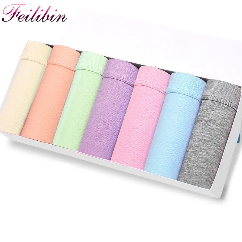 Feilibin 7PCS\lot Women Underpants Plus Size Cotton Panties Sexy Underwear Body Shaping Cute Briefs Solid Breathable Lingerie
Feilibin 7PCS\lot Women Underpants Plus Size Cotton Panties Sexy Underwear Body Shaping Cute Briefs Solid Breathable Lingerie