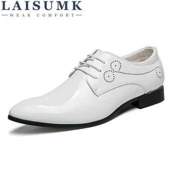 LAISUMK Men Dress Shoes Business rubber Shoes Microfiber Leather Lace-up Fashion Retro Formal Luxury Brand Man Brogue Shoes
LAISUMK Men Dress Shoes Business rubber Shoes Microfiber Leather Lace-up Fashion Retro Formal Luxury Brand Man Brogue Shoes