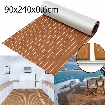 90x240cm Self-Adhesive Teak Decking Light Grey with White EVA Foam Teak Boat Flooring Sheet Yacht Synthetic Teak
90x240cm Self-Adhesive Teak Decking Light Grey with White EVA Foam Teak Boat Flooring Sheet Yacht Synthetic Teak