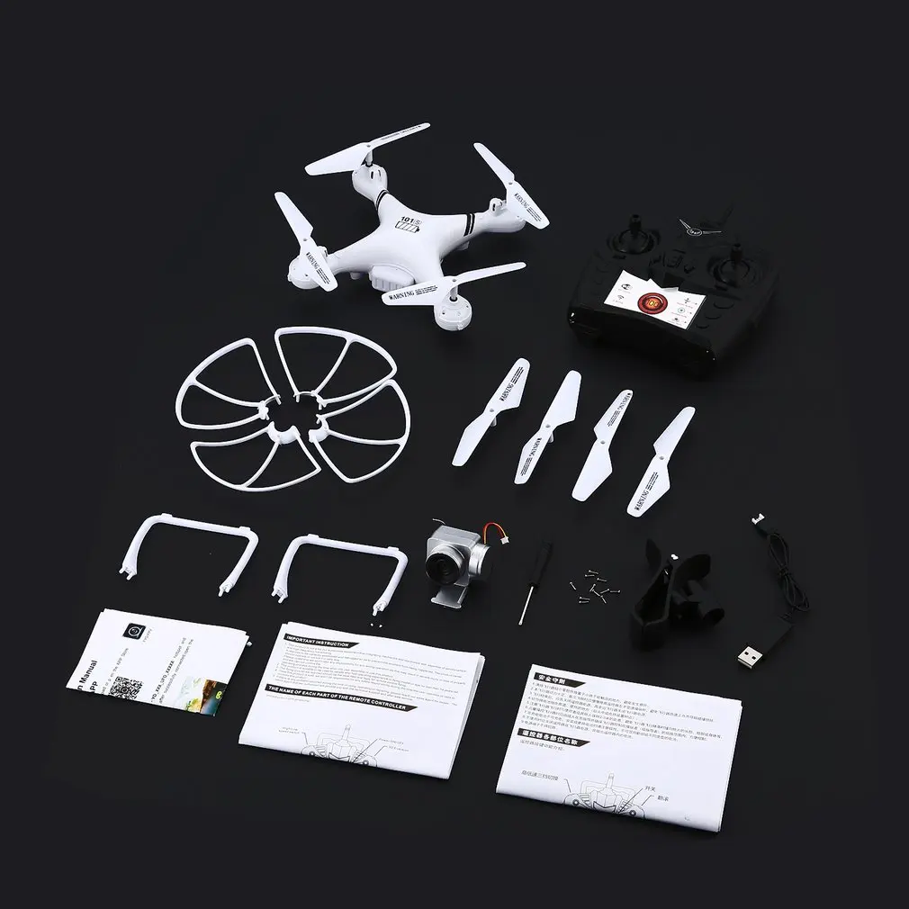 KY101S Camera Drones with Wifi FPV HD Adjustable Camera Altitude Hold One Key Return/Landing/ Off Headless RC Quadcopter Drone
KY101S Camera Drones with Wifi FPV HD Adjustable Camera Altitude Hold One Key Return/Landing/ Off Headless RC Quadcopter Drone