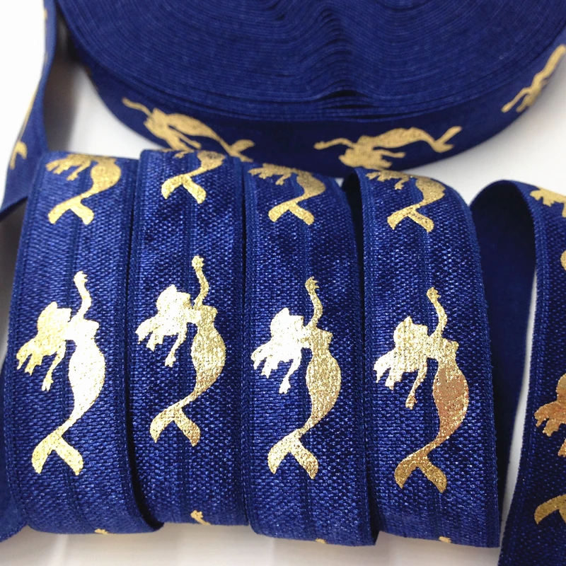 5 Yards 5/8 Royal Blue Mermaid Gold Hawaii Fold Over Elastic,DIY Baby Headband elastic band, foe elastic ribbon for sewing,
5 Yards 5/8 Royal Blue Mermaid Gold Hawaii Fold Over Elastic,DIY Baby Headband elastic band, foe elastic ribbon for sewing,