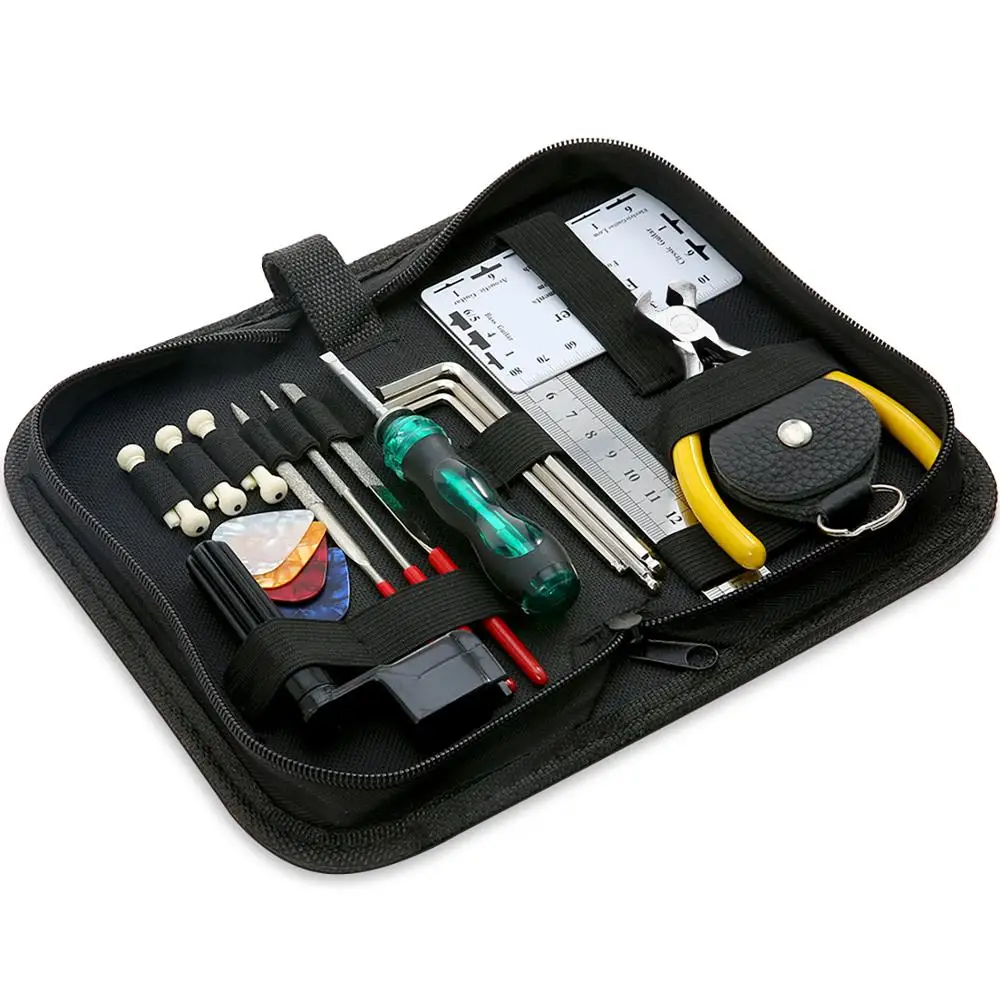 ammoon Guitar Repairing Tool Maintenance Cleaning Tool Kit String Organizer Action Ruler Gauge Measuring Tool for Guitar Ukulele
ammoon Guitar Repairing Tool Maintenance Cleaning Tool Kit String Organizer Action Ruler Gauge Measuring Tool for Guitar Ukulele