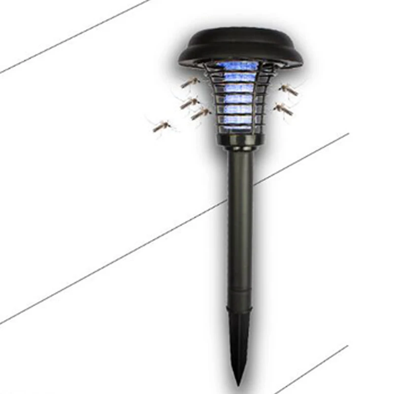 Solar Light Mosquito Killer LED Solar Lamp Waterproof Outdoor Garden Yard Lawn Walkway Lamps Bug Insect Light Black Killing Pest (7)