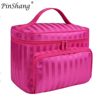 PinShang Waterproof Striped Cosmetic Bag Large Capacity Makeup Storage Case Wash Bag for Travelling HOT NEW ZK30
PinShang Waterproof Striped Cosmetic Bag Large Capacity Makeup Storage Case Wash Bag for Travelling HOT NEW ZK30