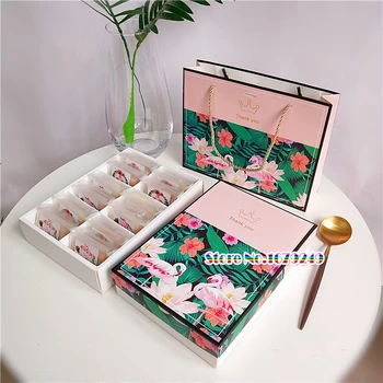 Pink green flower Macaron paper Box Cupcake Gift Bakery Macaron Pastry Cookies Packaging Paper Boxes 100pcs/lot
Pink green flower Macaron paper Box Cupcake Gift Bakery Macaron Pastry Cookies Packaging Paper Boxes 100pcs/lot
