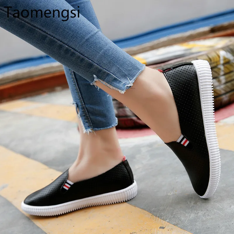 Taomengsi New Hollow-out Women's Summer Lazy Lover Shoes Flat Bottom Air-permeable Women's Leisure black Shoes Sports size 35-40
Taomengsi New Hollow-out Women's Summer Lazy Lover Shoes Flat Bottom Air-permeable Women's Leisure black Shoes Sports size 35-40