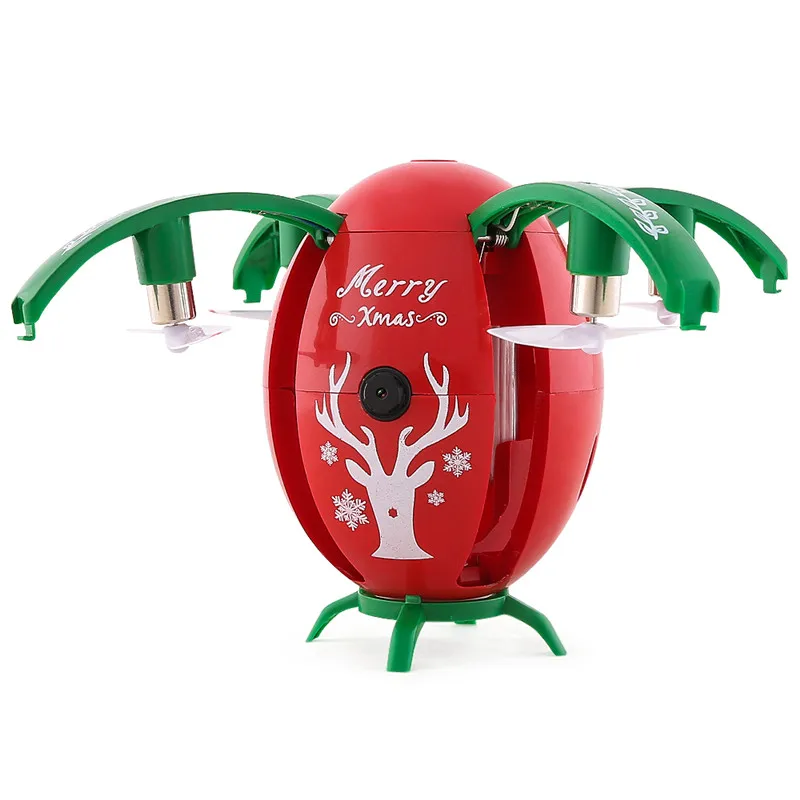 

JJRC X-mas Egg Drone H66 Mini Quadcopter Christmas Gift RC Drone with Camera Drones 720P Wifi FPV Foldable Selfie for Kids Toys