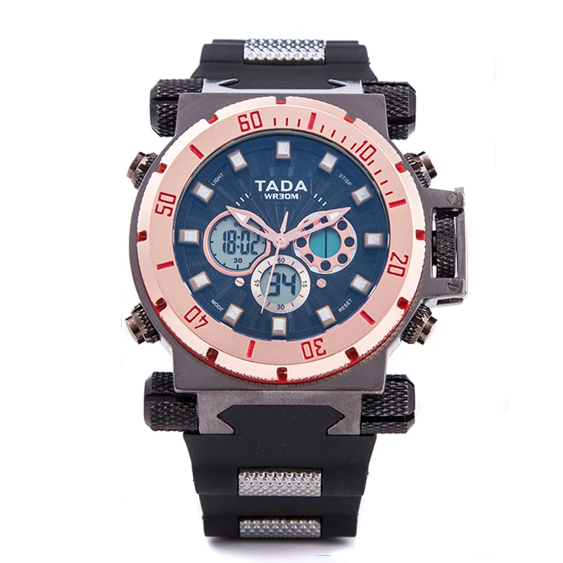 Top Luxury Brand TADA 3ATM Wateproof Big Dial Watches Men Digital Quartz Dual Movement Men Military Watches Relogio Masculino
Top Luxury Brand TADA 3ATM Wateproof Big Dial Watches Men Digital Quartz Dual Movement Men Military Watches Relogio Masculino
