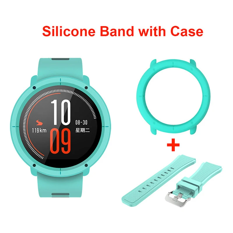 Silicone Watch Band Strap With Slim Case Frame for Xiaomi Huami Amazfit Pace Replacement Wrist bands Full Protective cases cover
Silicone Watch Band Strap With Slim Case Frame for Xiaomi Huami Amazfit Pace Replacement Wrist bands Full Protective cases cover
