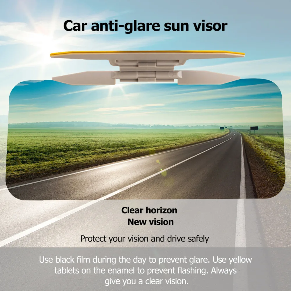 Автомобильный солнцезащитный козырек HD против солнечного света ослепительные