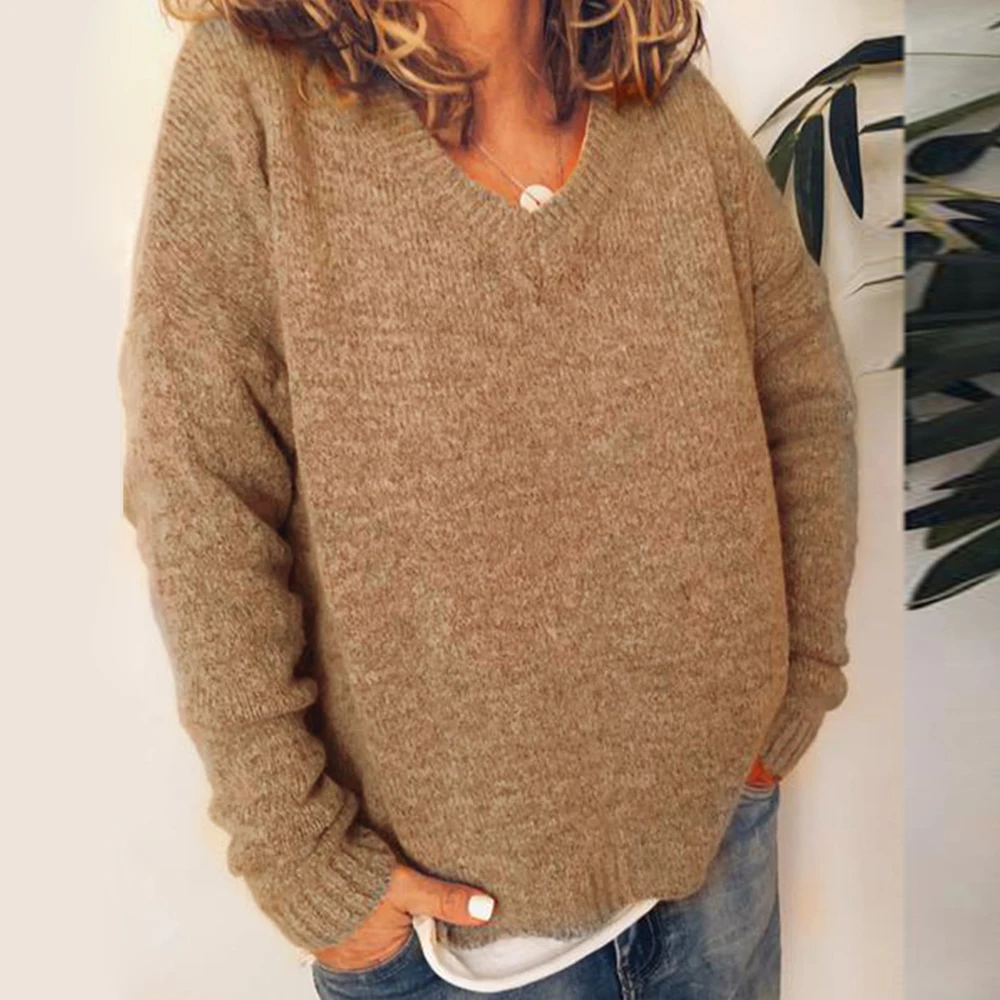 LASPERAL 2019 Basic Women Sweater Plus Size Casual Long Sleeve Solid Sweater Loose Female Pullover Knit Women Clothing Plus Size
LASPERAL 2019 Basic Women Sweater Plus Size Casual Long Sleeve Solid Sweater Loose Female Pullover Knit Women Clothing Plus Size