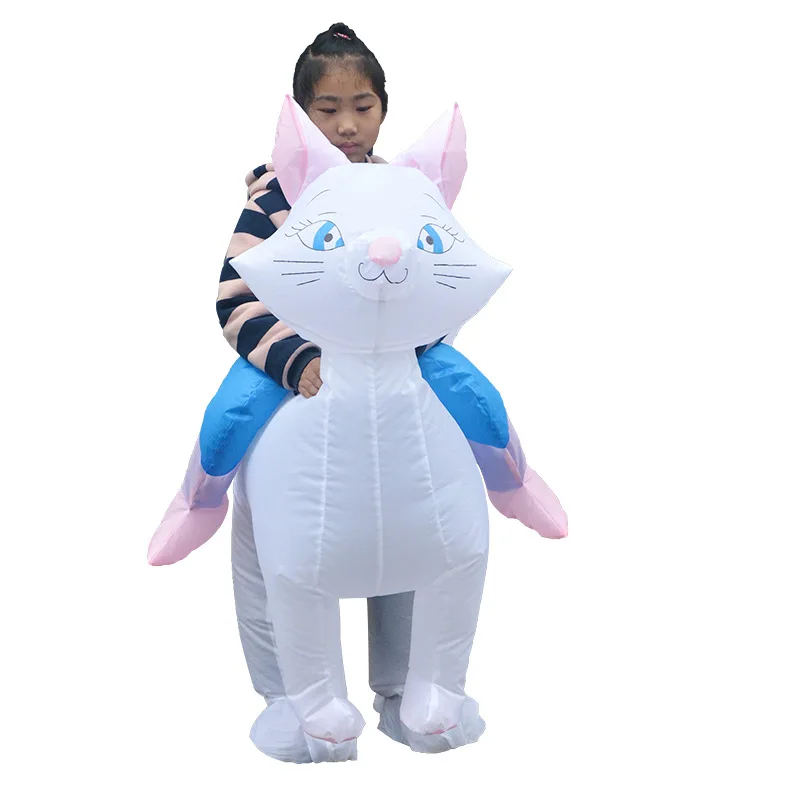 Children Inflatable Cat Costume Ride on Cat Fan Operated Blow Up Suit Halloween Kids Animal Felinae Cosplay Costumes Fancy Dress
Children Inflatable Cat Costume Ride on Cat Fan Operated Blow Up Suit Halloween Kids Animal Felinae Cosplay Costumes Fancy Dress